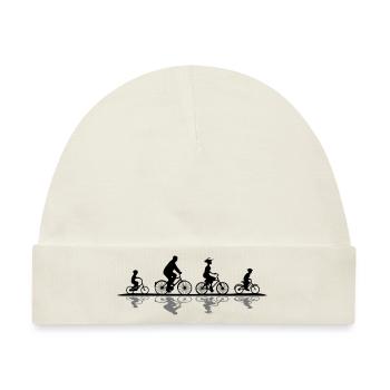 Freizeit - Radfahrer - Baby Premium Organic Mütze - Naturweiß - Vorne