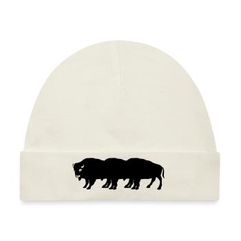 bisons - Baby Premium Organic Mütze - Naturweiß - Vorne