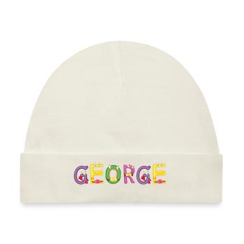 George - Baby Premium Organic Mütze - Naturweiß - Vorne