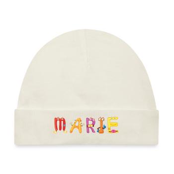 Marie - Baby Premium Organic Mütze - Naturweiß - Vorne