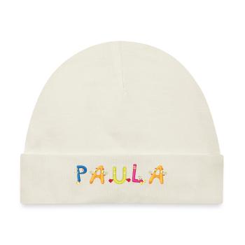 Paula - Baby Premium Organic Mütze - Naturweiß - Vorne