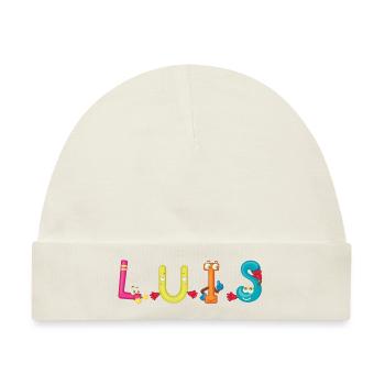 Luis - Baby Premium Organic Mütze - Naturweiß - Vorne