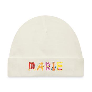 Marie - Baby Premium Organic Mütze - Naturweiß - Vorne