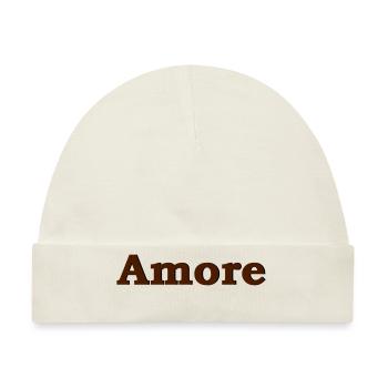 Amore - Baby Premium Organic Mütze - Naturweiß - Vorne