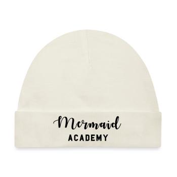 Mermaid Academy - Baby Premium Organic Mütze - Naturweiß - Vorne