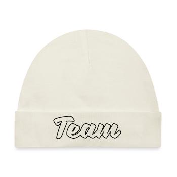 team - Baby Premium Organic Mütze - Naturweiß - Vorne