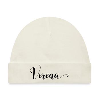verena - Baby Premium Organic Mütze - Naturweiß - Vorne