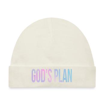 God's Plan - Baby Premium Organic Mütze - Naturweiß - Vorne
