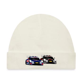 Racecar - Baby Premium Organic Mütze - Naturweiß - Vorne