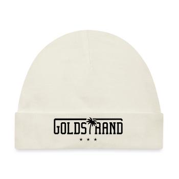 goldstrand palm - Baby Premium Organic Mütze - Naturweiß - Vorne