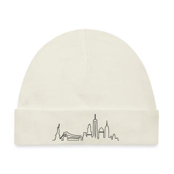 Skyline - New York City - Baby Premium Organic Mütze - Naturweiß - Vorne