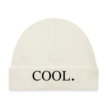 Cool Coole Designs - Baby Premium Organic Mütze - Naturweiß - Vorne
