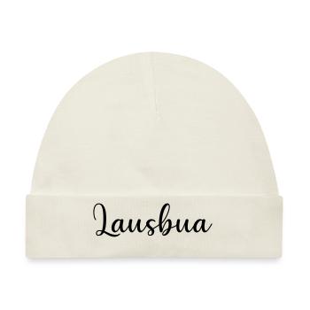 Lausbua - Baby Premium Organic Mütze - Naturweiß - Vorne