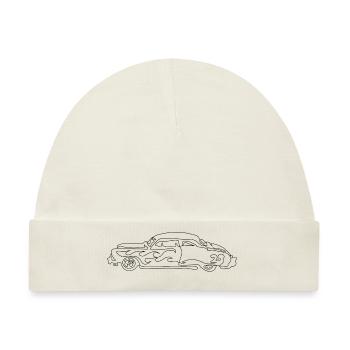 Hot Rod - Baby Premium Organic Mütze - Naturweiß - Vorne