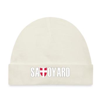 savoyard logo blc - Baby Premium Organic Mütze - Naturweiß - Vorne