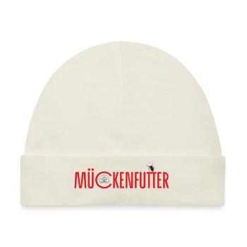 Mückenfutter II - Baby Premium Organic Mütze - Naturweiß - Vorne