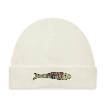 Fish - Fisch - Jesus Christus - Baby Premium Organic Mütze - Naturweiß - Vorne