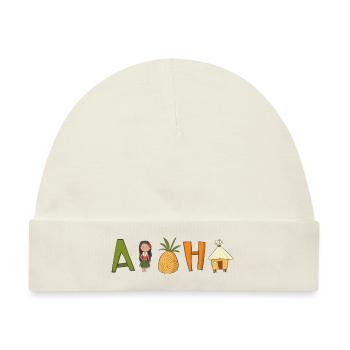 aloha - Baby Premium Organic Mütze - Naturweiß - Vorne