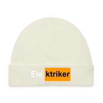 Elektriker - Baby Premium Organic Mütze - Naturweiß - Vorne
