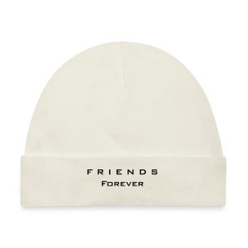 Friends forever - Baby Premium Organic Mütze - Naturweiß - Vorne