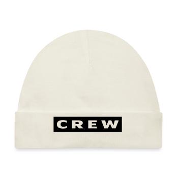 Crew Patch - Baby Premium Organic Mütze - Naturweiß - Vorne