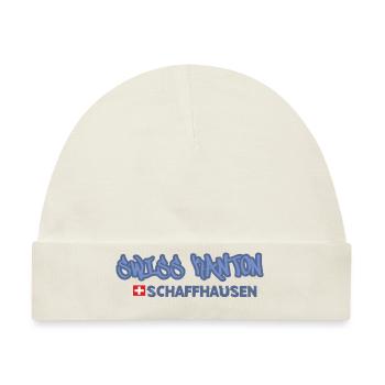 Kantons T-Shirt Schaffhausen - Baby Premium Organic Mütze - Naturweiß - Vorne