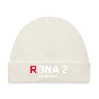 RDNA 2 One Gaming DNA benutzerdefiniertes Design - Baby Premium Organic Mütze - Naturweiß - Vorne