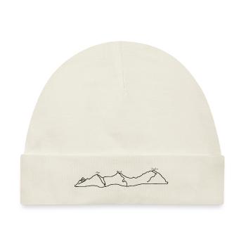 Eiger, Mönch und Jungfrau - Baby Premium Organic Mütze - Naturweiß - Vorne