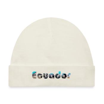 Ecuador - Baby Premium Organic Mütze - Naturweiß - Vorne