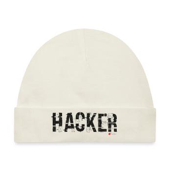 Hacker - Baby Premium Organic Mütze - Naturweiß - Vorne