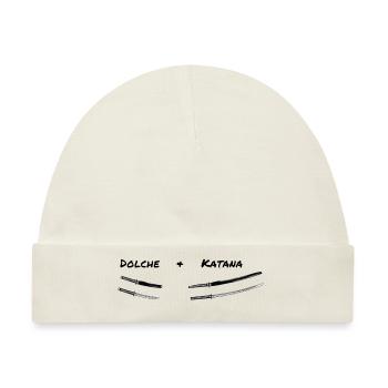 Dolche&Katana - Baby Premium Organic Mütze - Naturweiß - Vorne