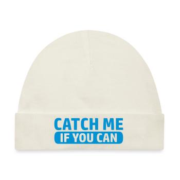 Logo Catch Spiel - Baby Premium Organic Mütze - Naturweiß - Vorne