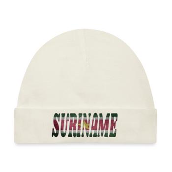Suriname - Baby Premium Organic Mütze - Naturweiß - Vorne