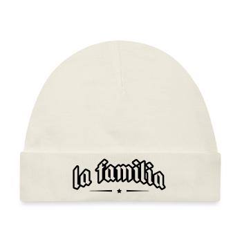 la familia - Baby Premium Organic Mütze - Naturweiß - Vorne