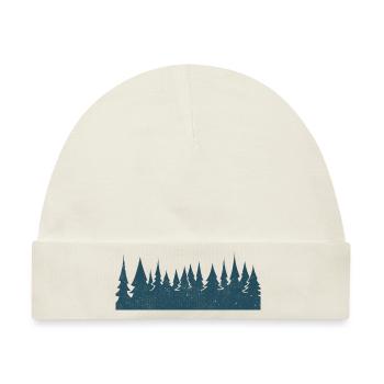 T-Shirt Wald Landschaft Wald Bäume horizontal - Baby Premium Organic Mütze - Naturweiß - Vorne