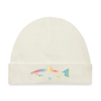 Regenbogenforelle - Baby Premium Organic Mütze - Naturweiß - Vorne