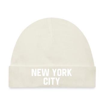 New York City - Baby Premium Organic Mütze - Naturweiß - Vorne