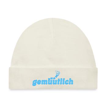 gemütlich - Baby Premium Organic Mütze - Naturweiß - Vorne