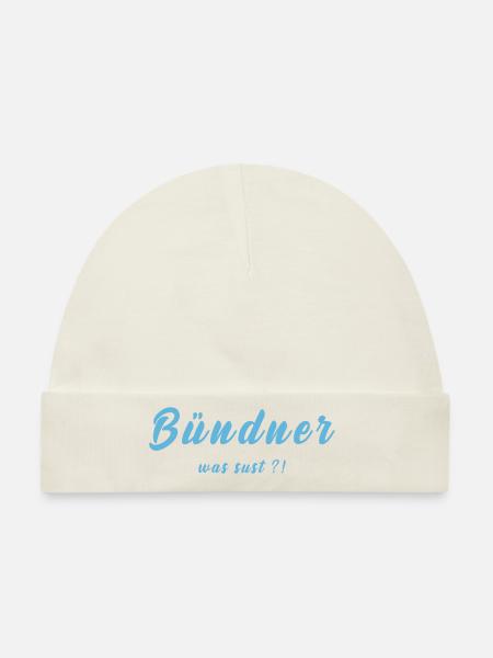 bündner was sust - Baby Premium Organic Mütze - Naturweiß
