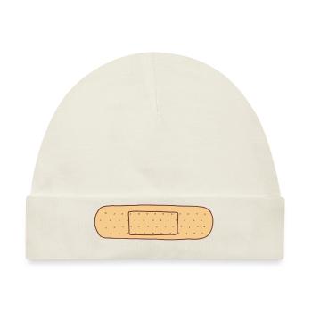 Extrem klebriges Pflaster - Baby Premium Organic Mütze - Naturweiß - Vorne