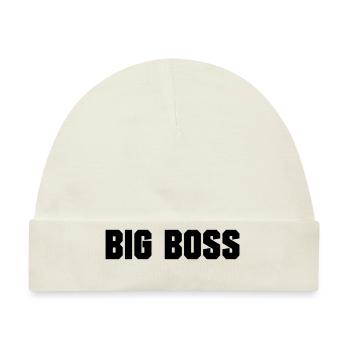 BIG BOSS - Baby Premium Organic Mütze - Naturweiß - Vorne
