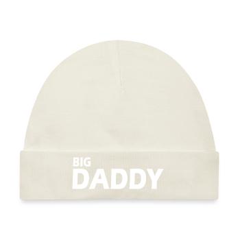 BIG DADDY - Baby Premium Organic Mütze - Naturweiß - Vorne