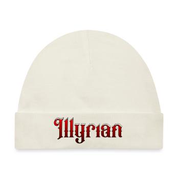 Illyrian/Albaner Design - Baby Premium Organic Mütze - Naturweiß - Vorne