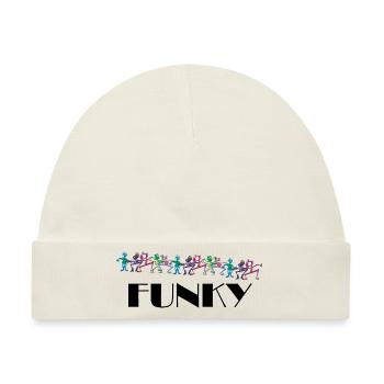 unkonventionell funky - Baby Premium Organic Mütze - Naturweiß - Vorne