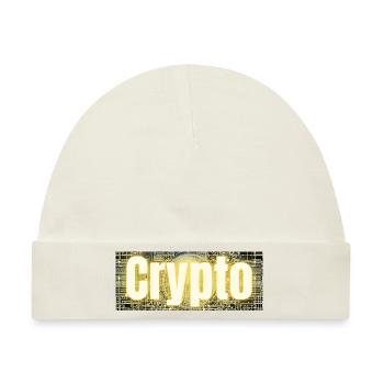 Crypto - Baby Premium Organic Mütze - Naturweiß - Vorne
