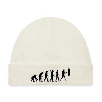 Boxing Fighting Muay Thai - Baby Premium Organic Mütze - Naturweiß - Vorne