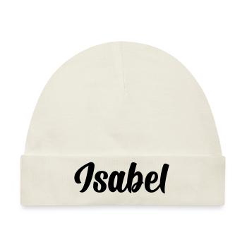 Isabel - Baby Premium Organic Mütze - Naturweiß - Vorne