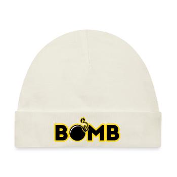 Bombe - Baby Premium Organic Mütze - Naturweiß - Vorne