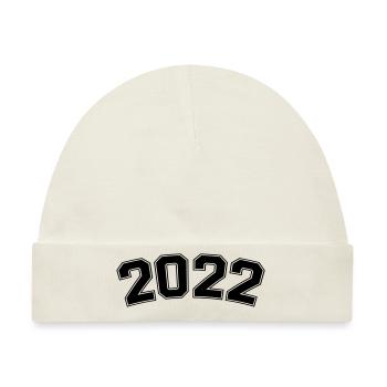 2022 - Baby Premium Organic Mütze - Naturweiß - Vorne