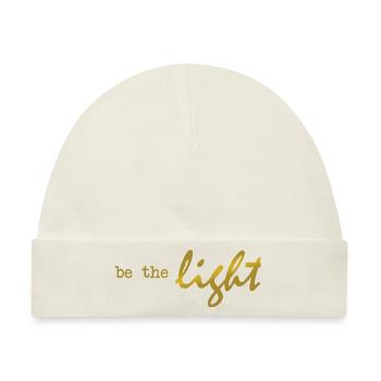 Sei das Licht - Christian Clothing - Baby Premium Organic Mütze - Naturweiß - Vorne